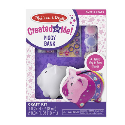 Melissa & Doug - Melissa & Doug Created by Me! Piggy Bank Craft Kit - Playful Panda