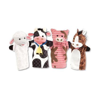 Melissa & Doug - Melissa & Doug Farm Friends Hand Puppets - Playful Panda