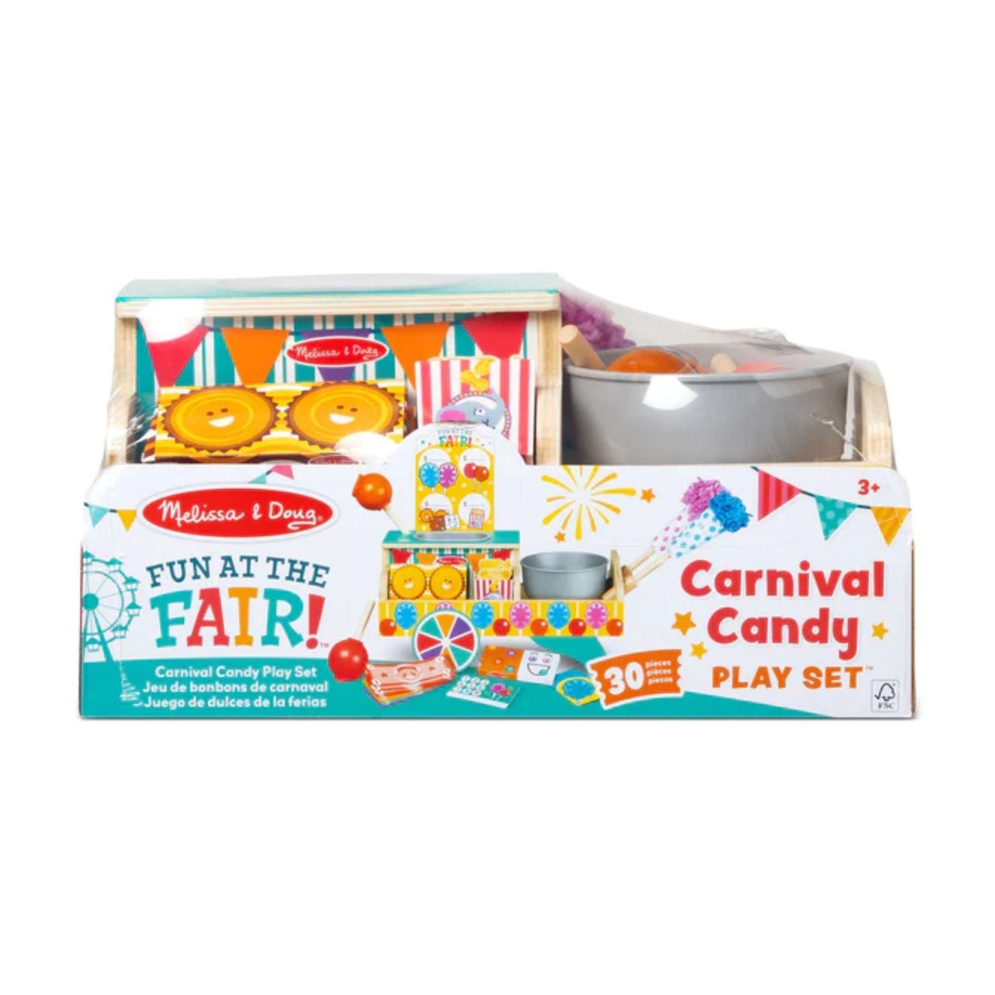 Melissa & Doug - Melissa & Doug Fun at the Fair Carnival Candy Play Set - Playful Panda