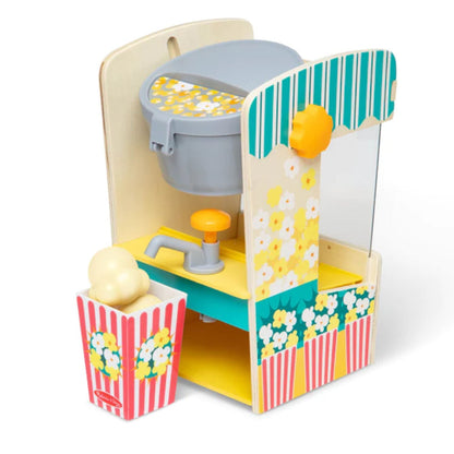 Melissa & Doug - Melissa & Doug Fun at the Fair Pop & Serve Popcorn Stand - Playful Panda