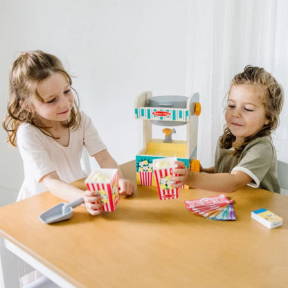 Melissa & Doug - Melissa & Doug Fun at the Fair Pop & Serve Popcorn Stand - Playful Panda