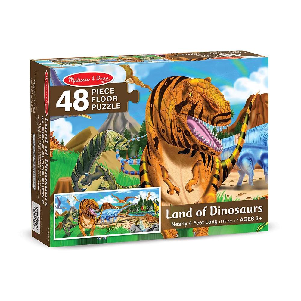 Melissa & Doug - Melissa & Doug Land of Dinosaurs (48 pc) - Playful Panda