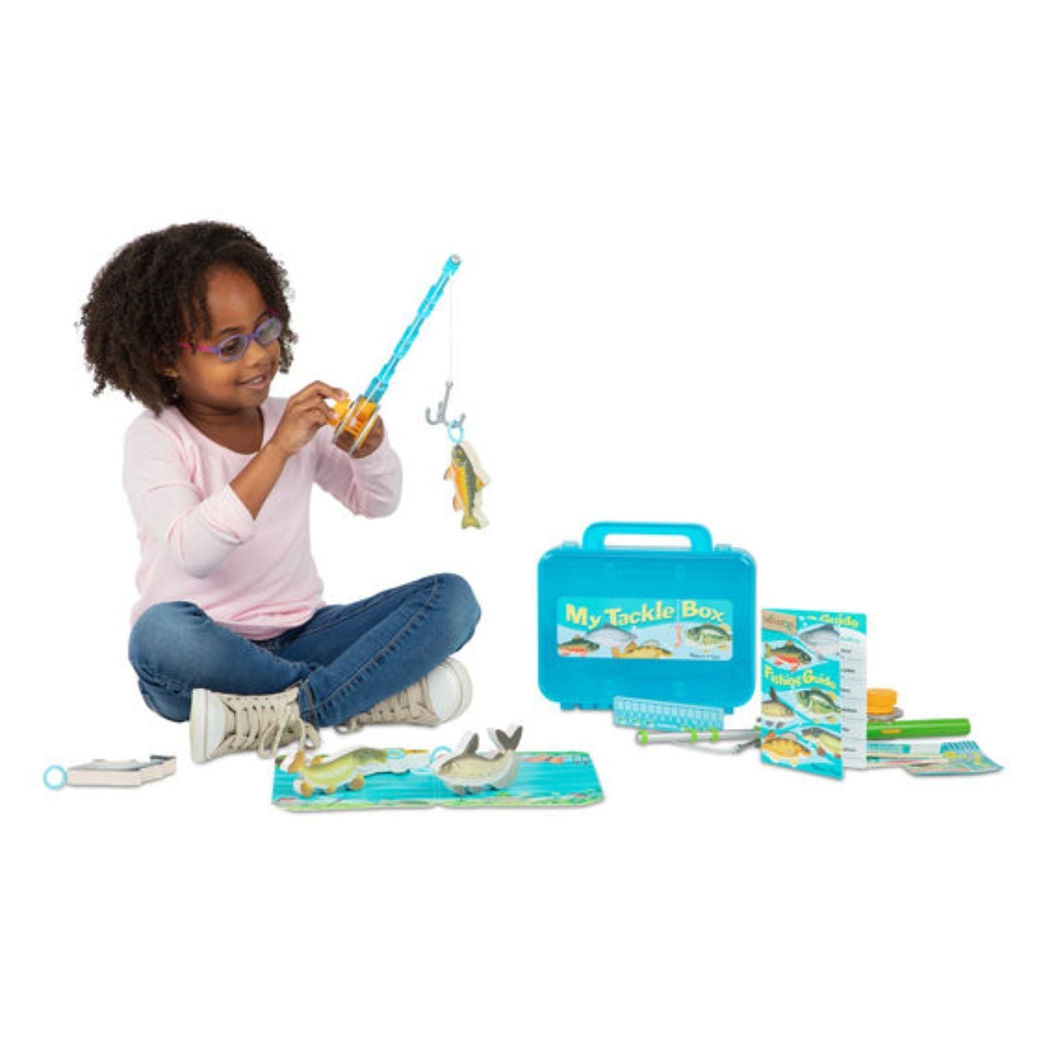 Melissa & Doug - Melissa & Doug Let’s Explore Fishing Play Set - Playful Panda