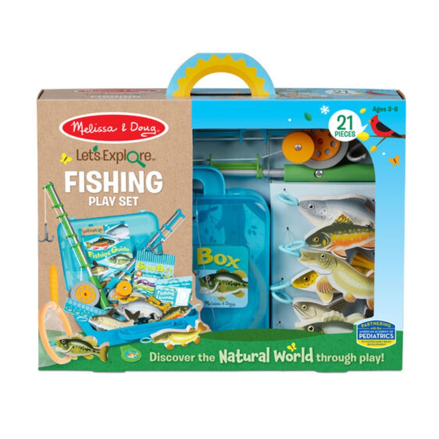 Melissa & Doug - Melissa & Doug Let’s Explore Fishing Play Set - Playful Panda