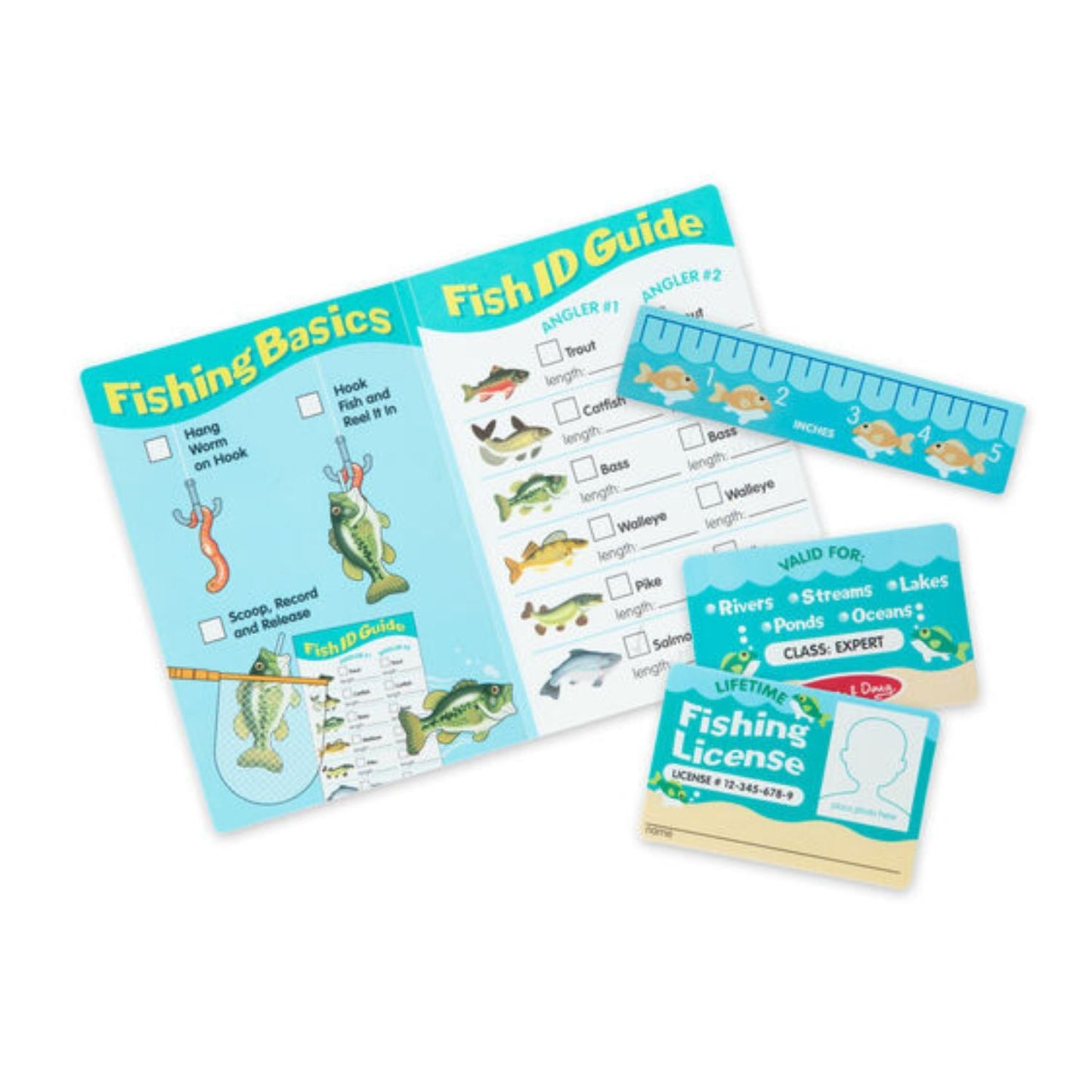 Melissa & Doug - Melissa & Doug Let’s Explore Fishing Play Set - Playful Panda