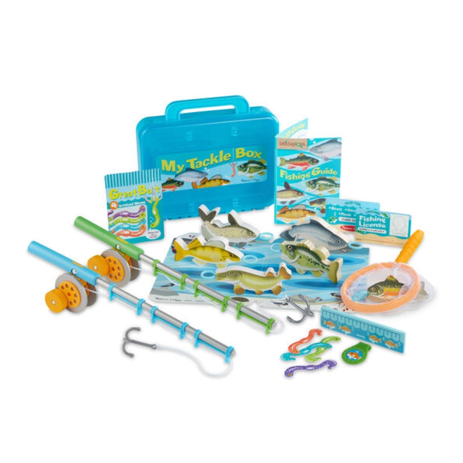 Melissa & Doug - Melissa & Doug Let’s Explore Fishing Play Set - Playful Panda