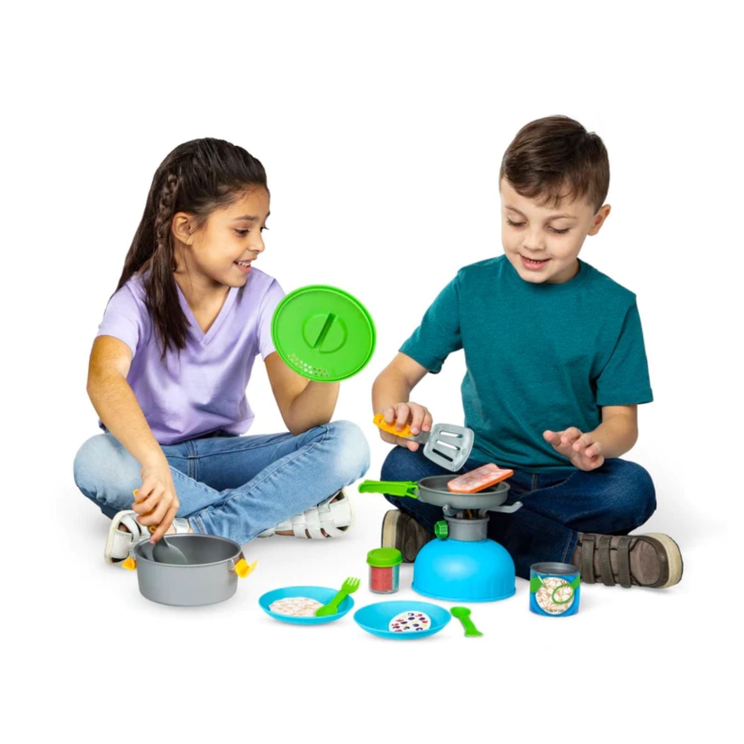 Melissa & Doug - Melissa & Doug Let’s Explore Outdoor Cooking Play Set - Playful Panda