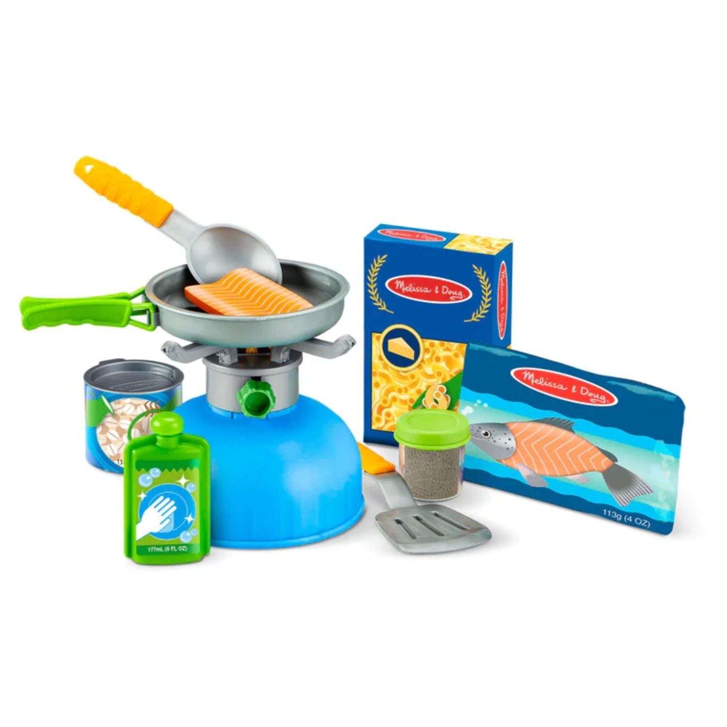 Melissa & Doug - Melissa & Doug Let’s Explore Outdoor Cooking Play Set - Playful Panda