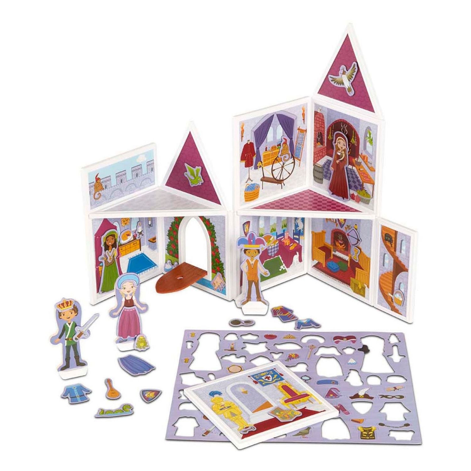 Melissa & Doug - Melissa & Doug Magnetivity – Medieval Castle - Playful Panda