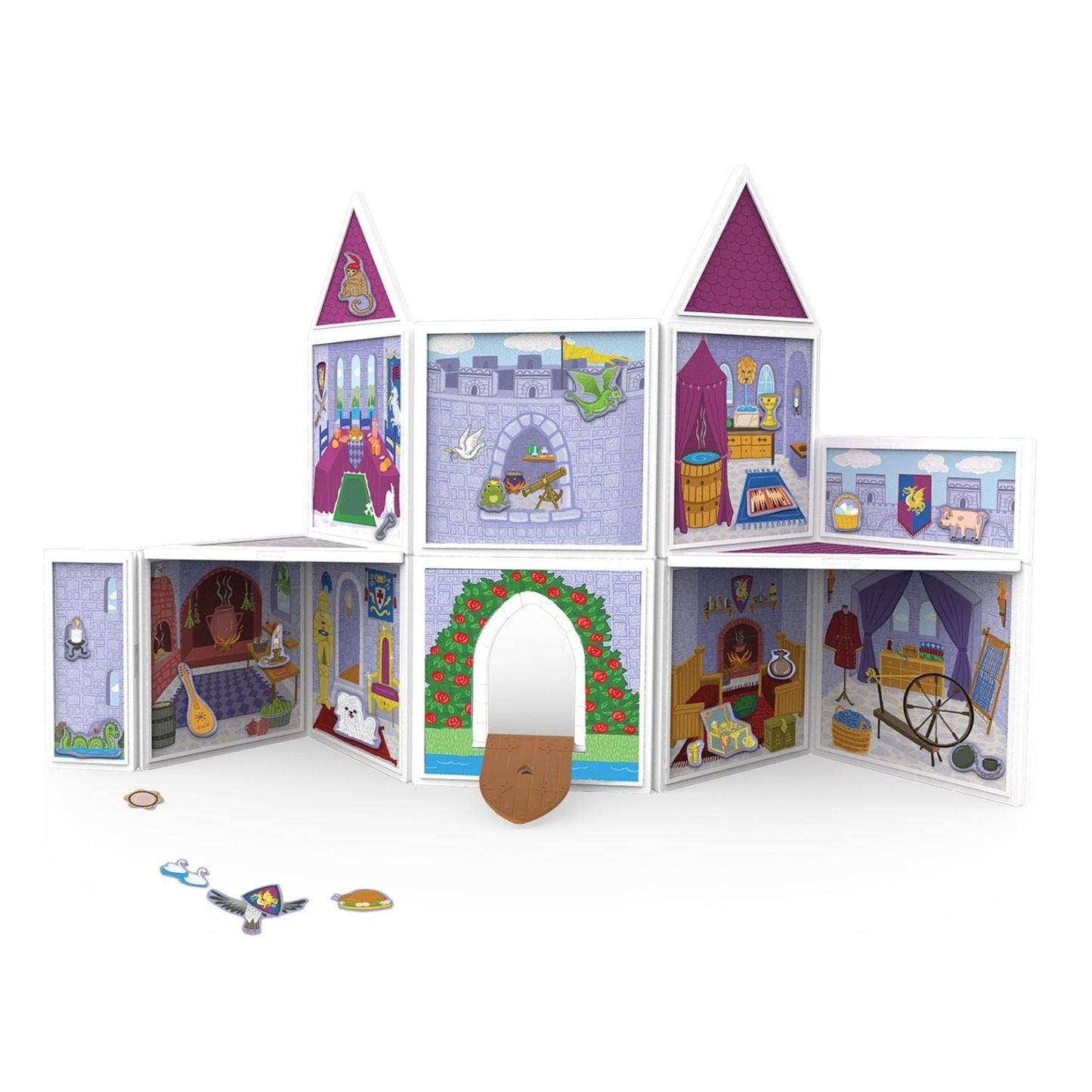 Melissa & Doug - Melissa & Doug Magnetivity – Medieval Castle - Playful Panda