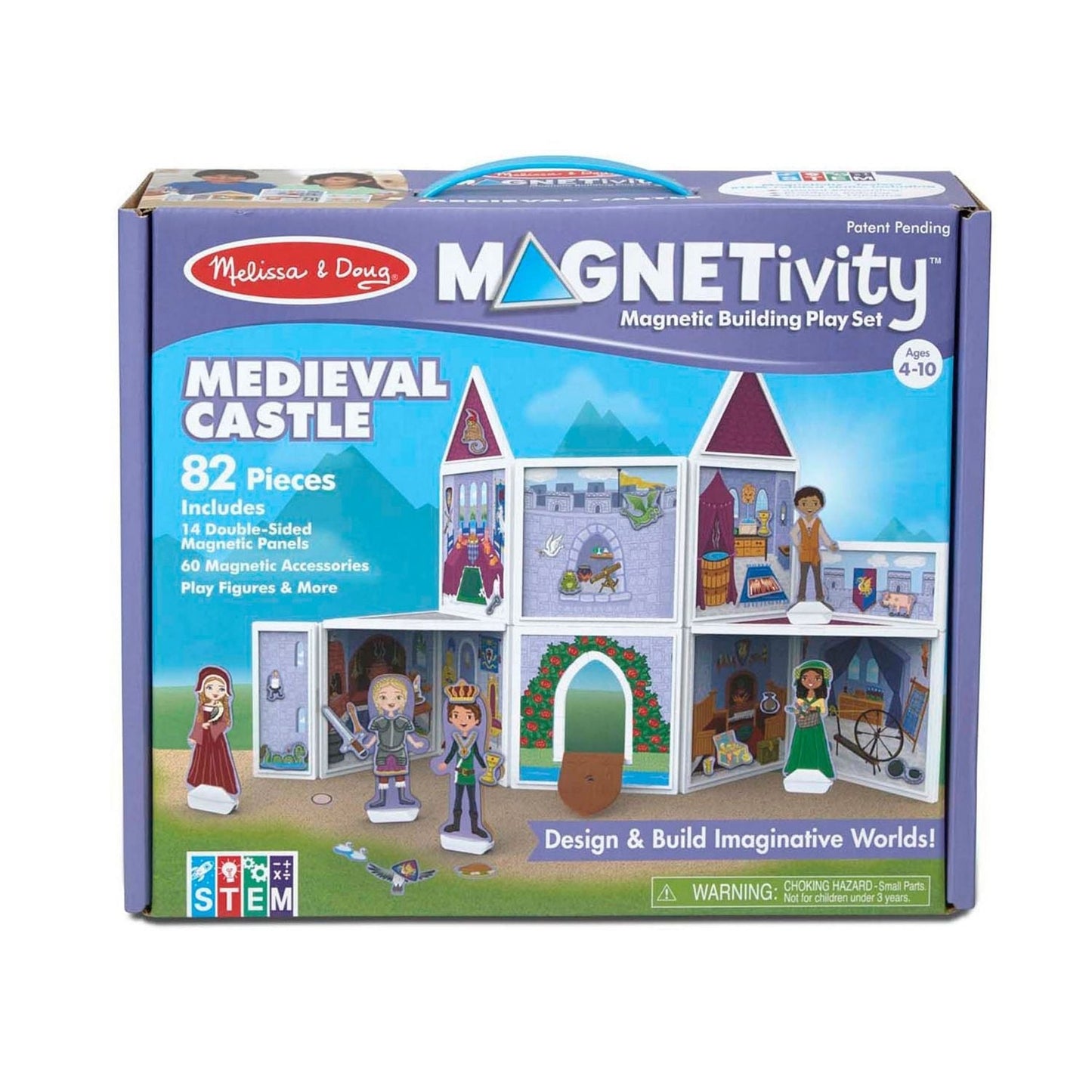 Melissa & Doug - Melissa & Doug Magnetivity – Medieval Castle - Playful Panda