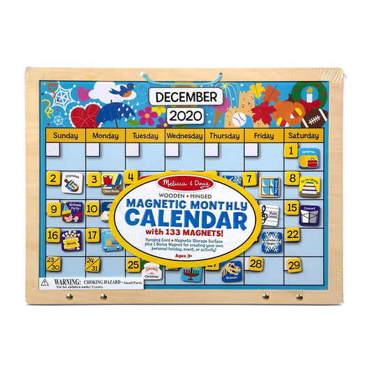 Melissa & Doug - Melissa & Doug Monthly Magnetic Calendar - Playful Panda