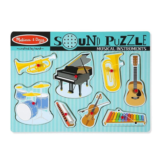 Melissa & Doug - Melissa & Doug Musical Instruments Sound Puzzle - Playful Panda