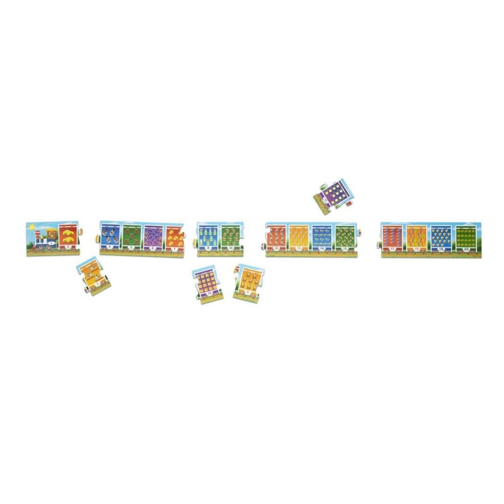 Melissa & Doug - Melissa & Doug Number Train Floor Puzzle - Playful Panda