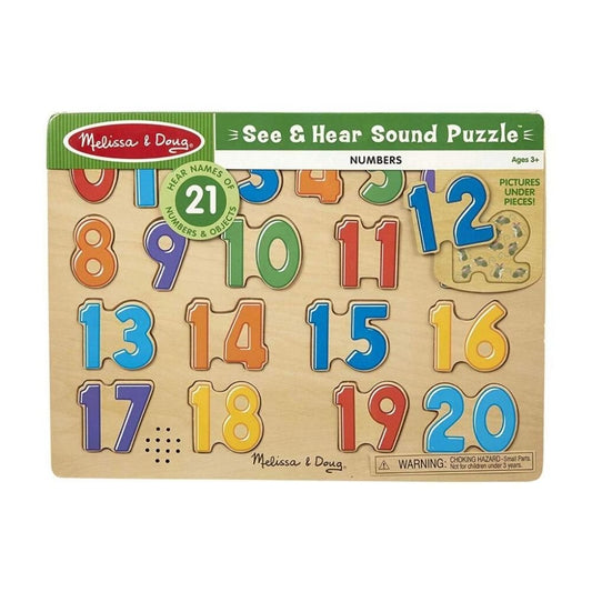 Melissa & Doug - Melissa & Doug Numbers Sound Puzzle - Playful Panda