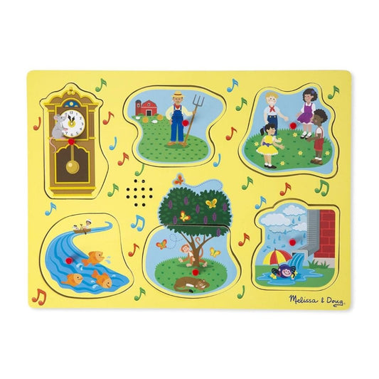 Melissa & Doug - Melissa & Doug Nursery Rhymes 1 Sound Puzzle - Playful Panda