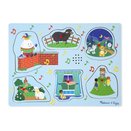 Melissa & Doug - Melissa & Doug Nursery Rhymes 2 Sound Puzzle - Playful Panda