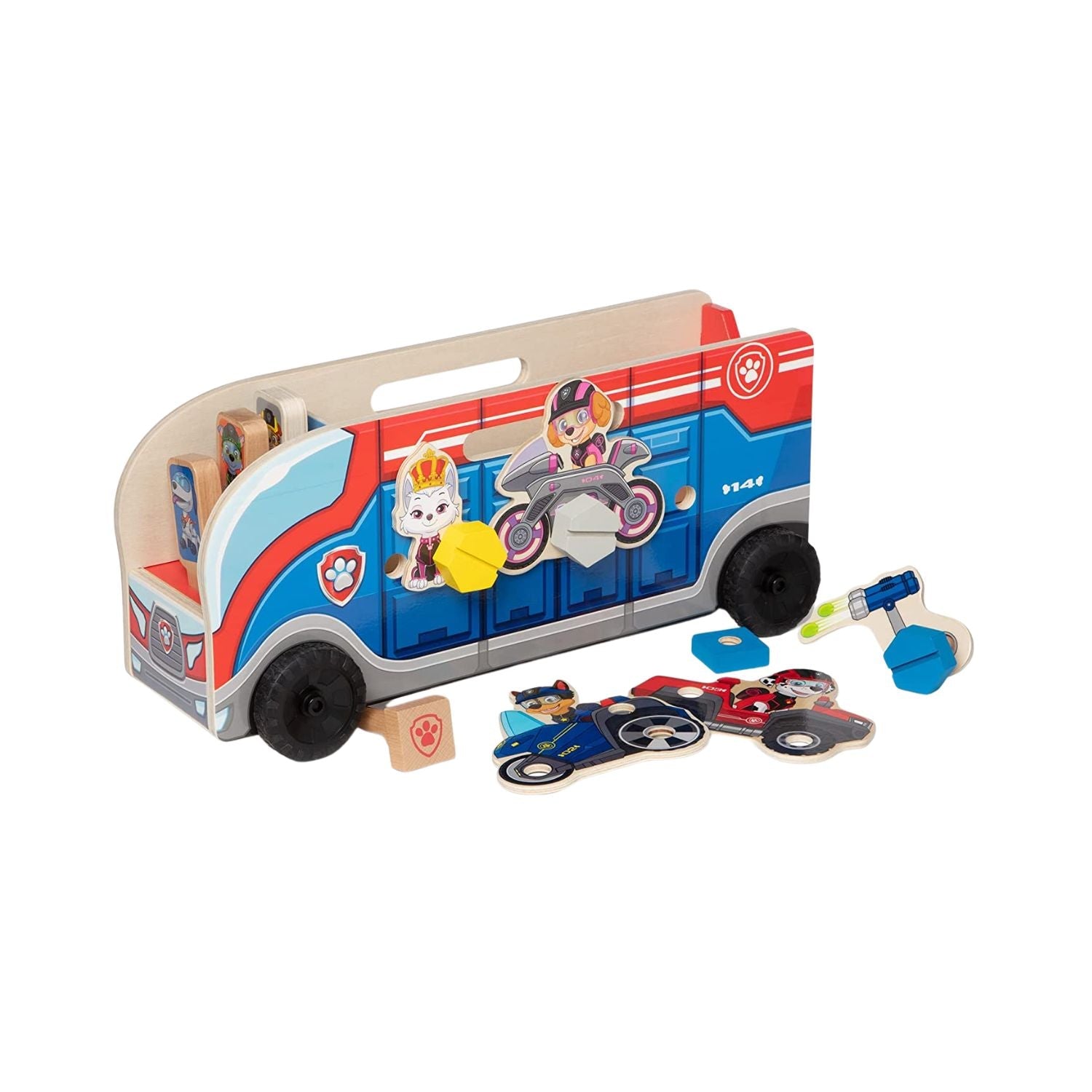 Melissa & Doug - Melissa & Doug Paw Patrol Match & Build Mission Cruiser - Playful Panda