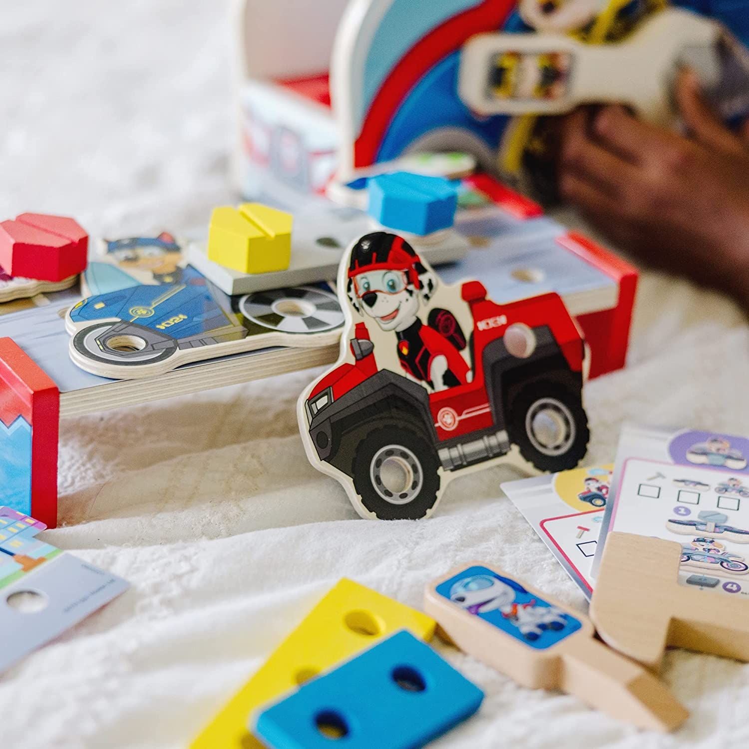 Melissa & Doug - Melissa & Doug Paw Patrol Match & Build Mission Cruiser - Playful Panda