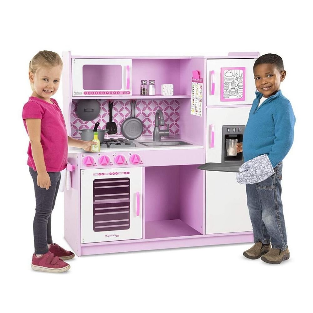 Melissa & Doug - Melissa & Doug Pink Chef’s Play Kitchen Cupcake - Playful Panda