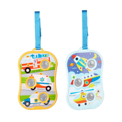 Melissa & Doug - Melissa & Doug Poke-A-Dot Tag Along Vehicles - Playful Panda