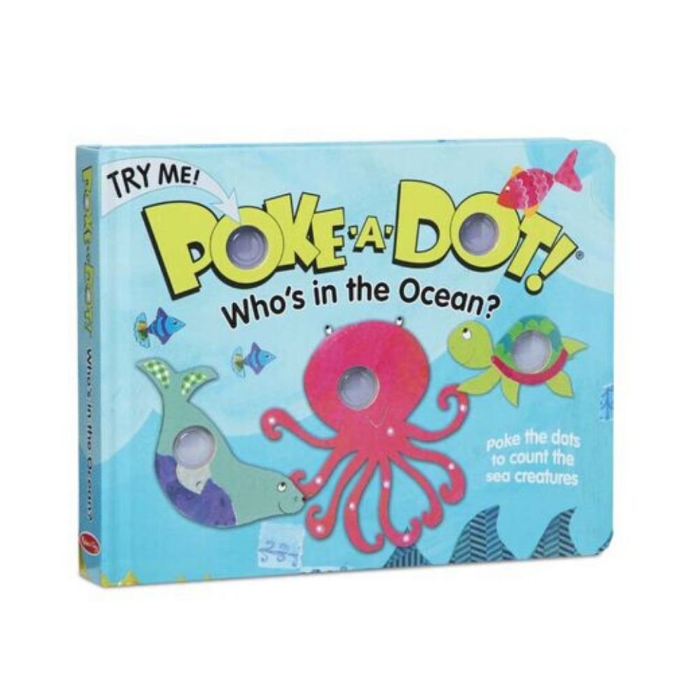 Melissa & Doug - Melissa & Doug Poke-A-Dot Who’s in the Ocean - Playful Panda