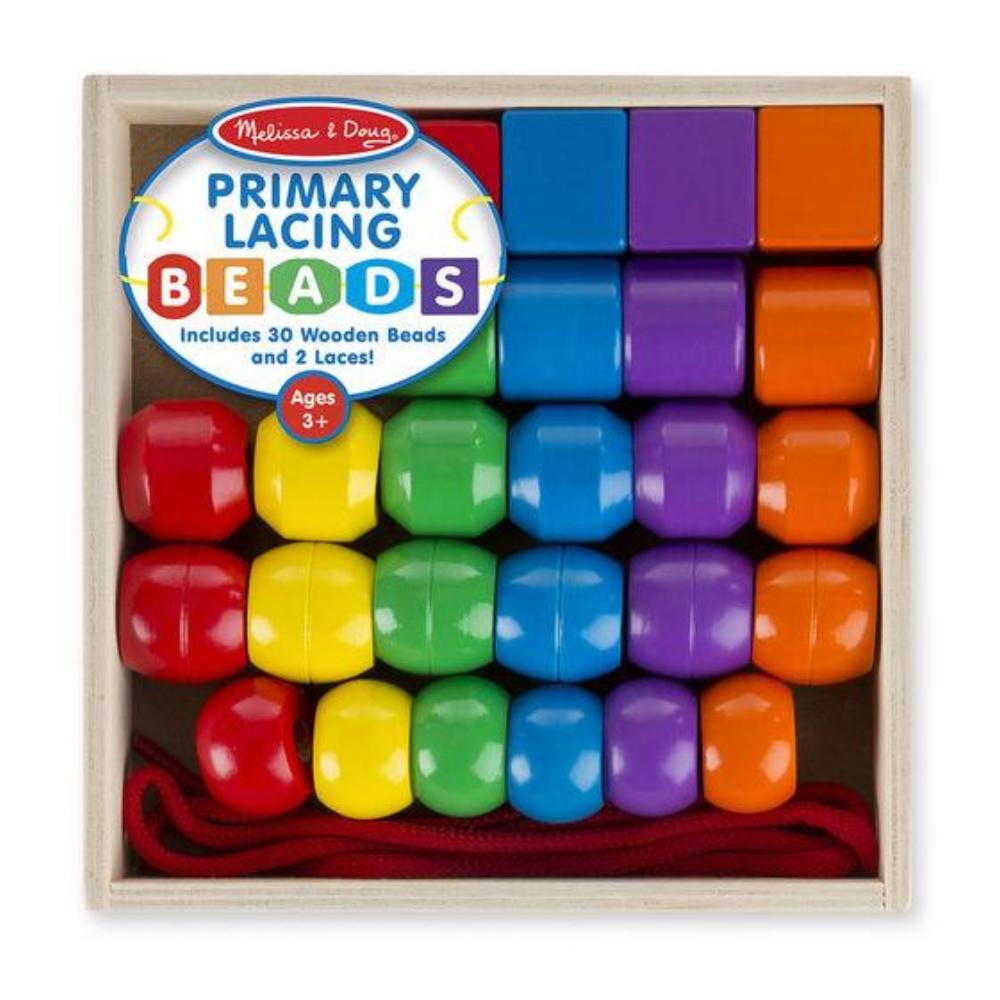 Melissa & Doug - Melissa & Doug Primary Lacing Beads - Playful Panda