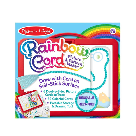 Melissa & Doug - Melissa & Doug Rainbow Cord & Picture Pattern Maker - Playful Panda