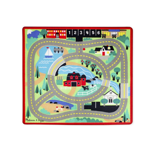 Melissa & Doug - Melissa & Doug Road Rug – 4ft x 3ft - Playful Panda