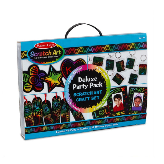 Melissa & Doug - Melissa & Doug Scratch Art Deluxe Party Pack - Playful Panda