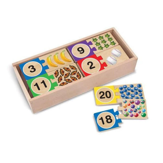 Melissa & Doug - Melissa & Doug Self-Correcting Number Puzzles - Playful Panda