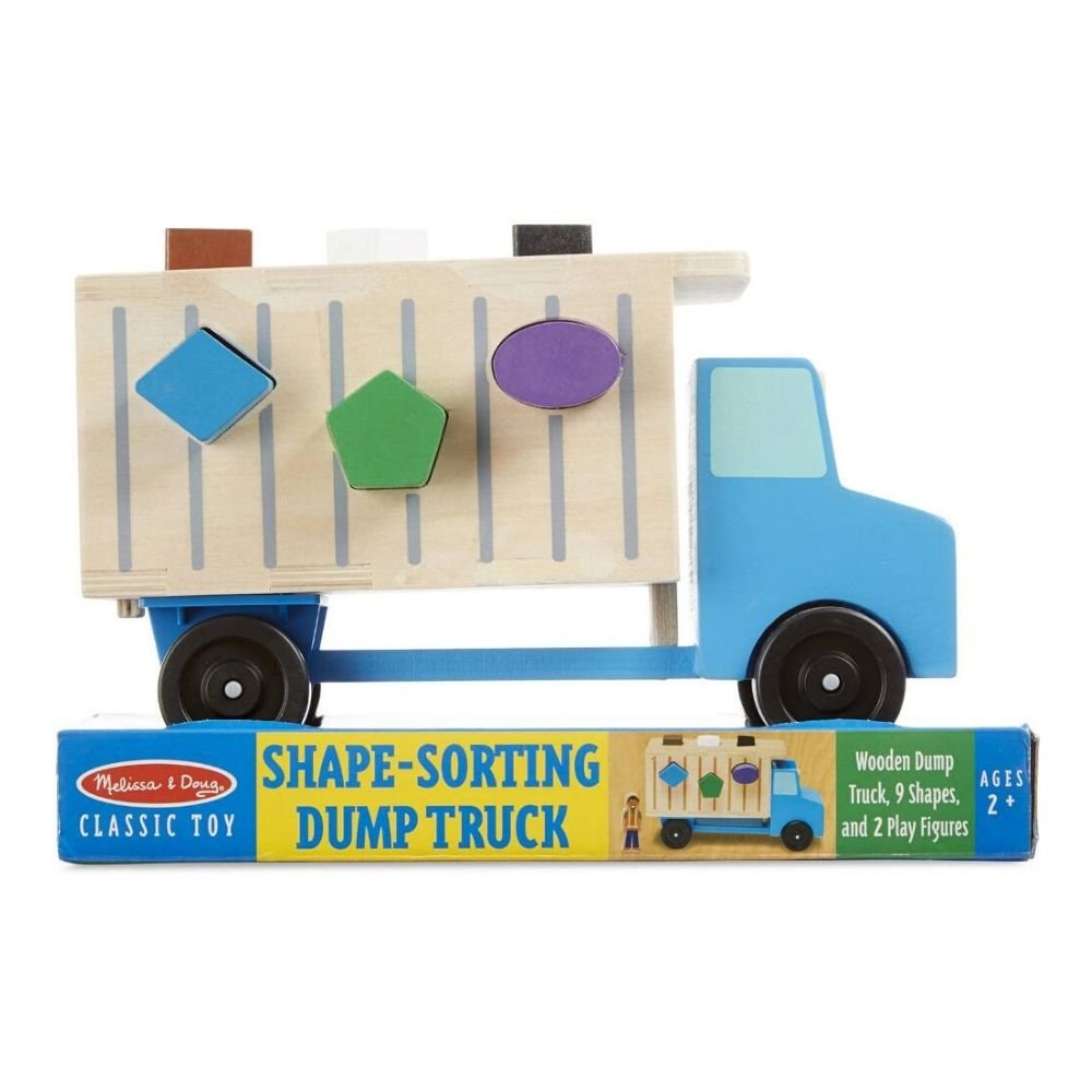 Melissa & Doug - Melissa & Doug Shape-Sorting Dump Truck - Playful Panda