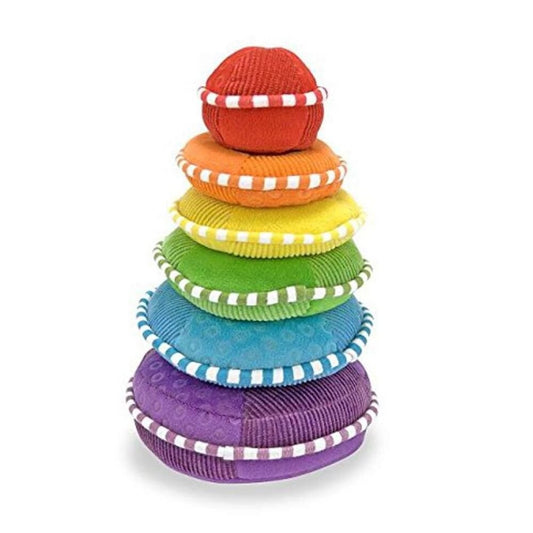 Melissa & Doug - Melissa & Doug Soft Rainbow Stacker - Playful Panda