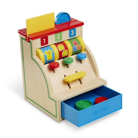 Melissa & Doug - Melissa & Doug Sort and Swipe Cash Register - Playful Panda