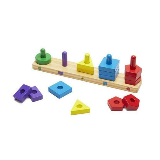 Melissa & Doug - Melissa & Doug Stack and Sort Board - Playful Panda