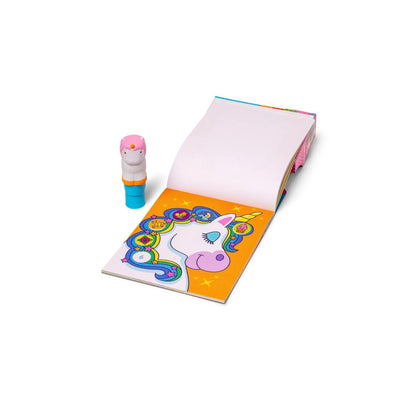 Melissa & Doug - Melissa & Doug Sticker WOW! – Sticker Stamper & Activity Pad – Unicorn - Playful Panda