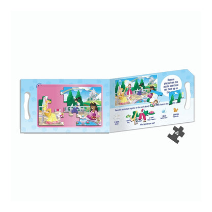 Melissa & Doug - Melissa & Doug Take Along Magnetic Jigsaw Puzzles – Princesses - Playful Panda