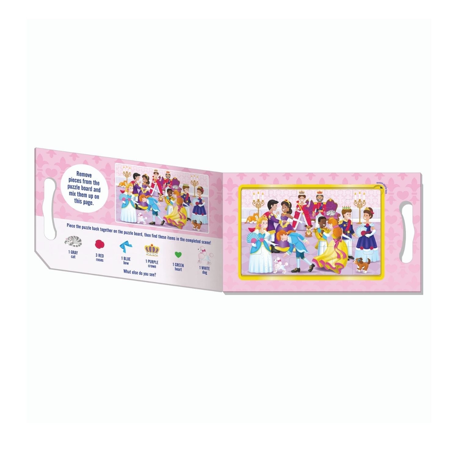 Melissa & Doug - Melissa & Doug Take Along Magnetic Jigsaw Puzzles – Princesses - Playful Panda