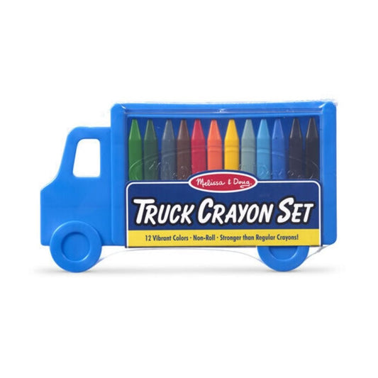 Melissa & Doug - Melissa & Doug Truck Crayon Set 12 Colors - Playful Panda